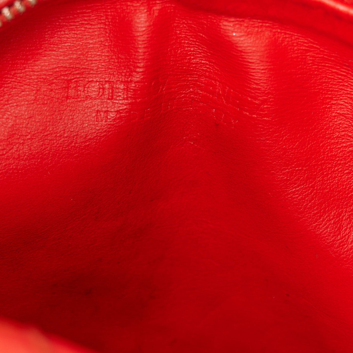 Nappa Intrecciato Mini Jodie Red