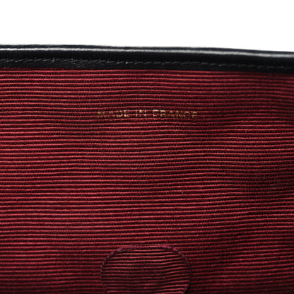 Jersey Quilted Mini Square Flap Black