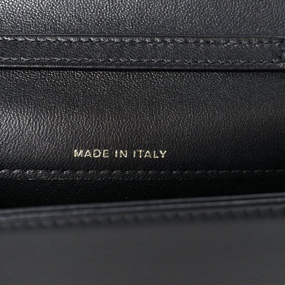 Lambskin Quilted Mini CC Flap Black