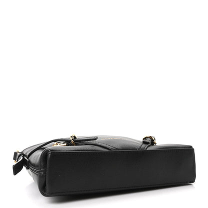 Tumbled Calfskin Nano Voyou Bag Black