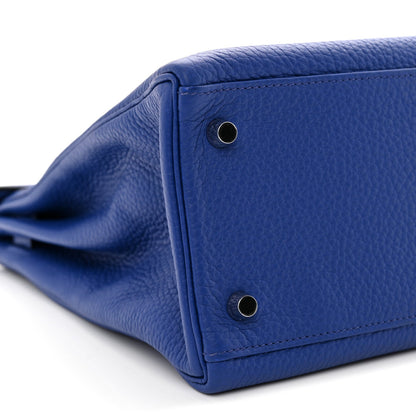 Taurillon Clemence Kelly Retourne 32 Bleu Electrique