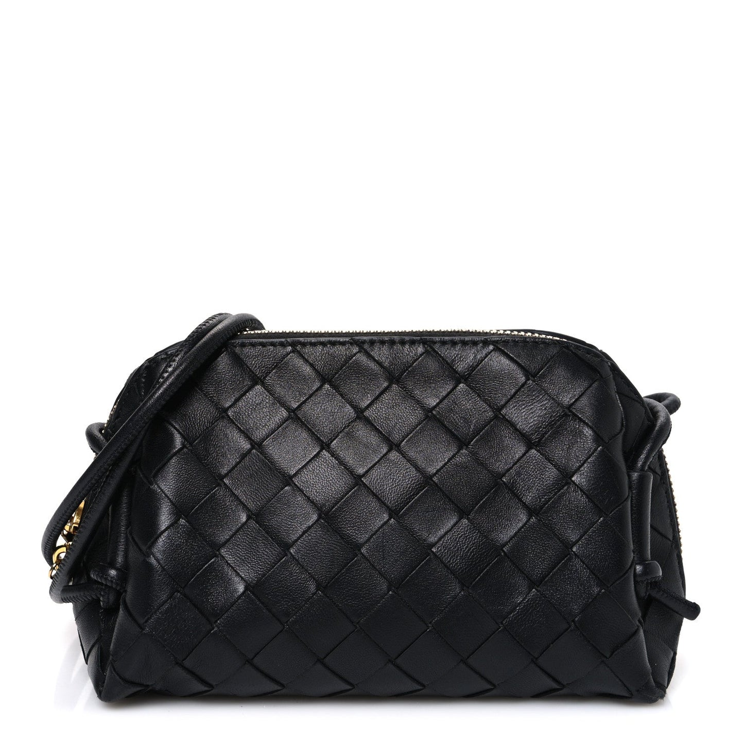 Nappa Intrecciato Concert Pouch Black