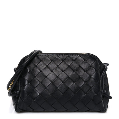 Nappa Intrecciato Concert Pouch Black