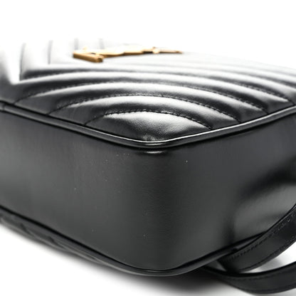Calfskin Matelasse Monogram Lou Camera Bag Black