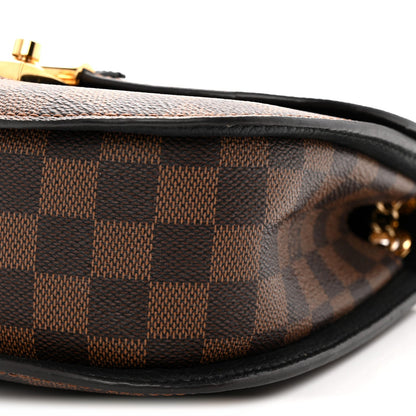 Damier Ebene Cuir Taurillon Wight Black