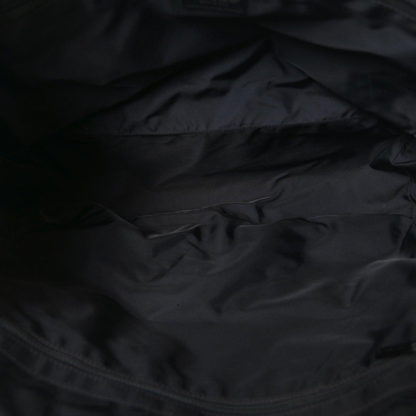 Nylon Large Travel Tote Black