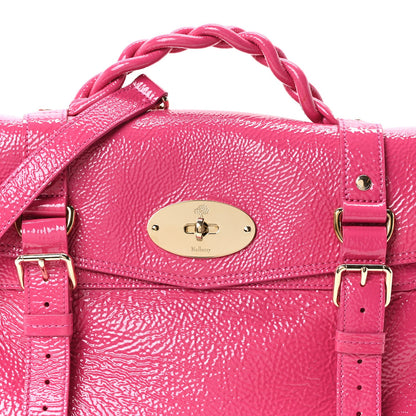 Spongy Patent Small Alexa Pink