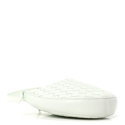 Nappa Intrecciato Small Drop Shoulder Bag Glacier