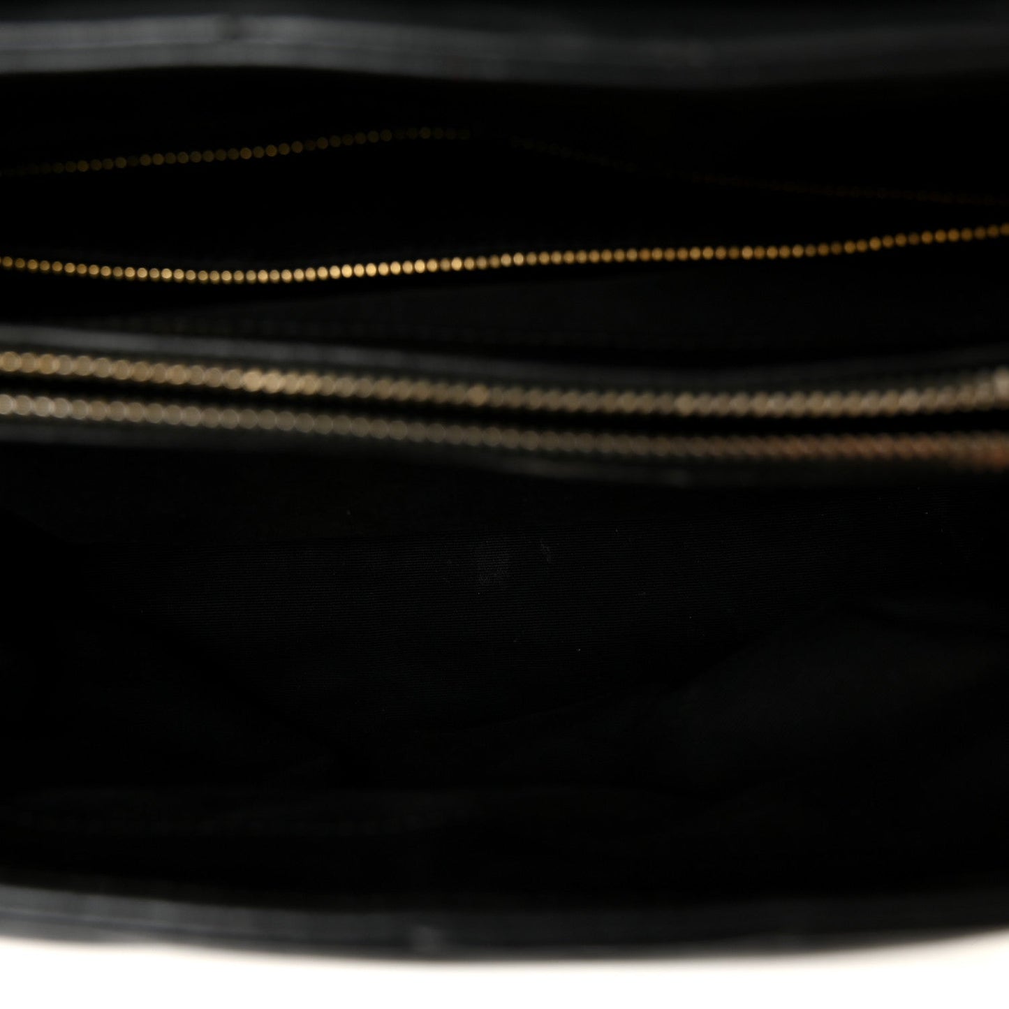 Calfskin Y Quilted Monogram Medium Loulou Chain Satchel Black