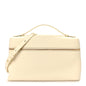 Grained Calfskin L27 Extra Pocket Pouch Whisper White
