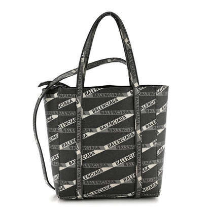 Coated Canvas Losange Monogram XXS Tote Black Grey