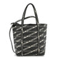 Coated Canvas Losange Monogram XXS Tote Black Grey