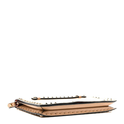 Nappa Rockstud Wristlet Clutch Alpaca