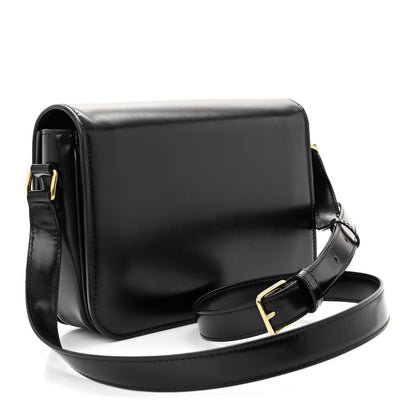 Shiny Calfskin Medium Triomphe Black