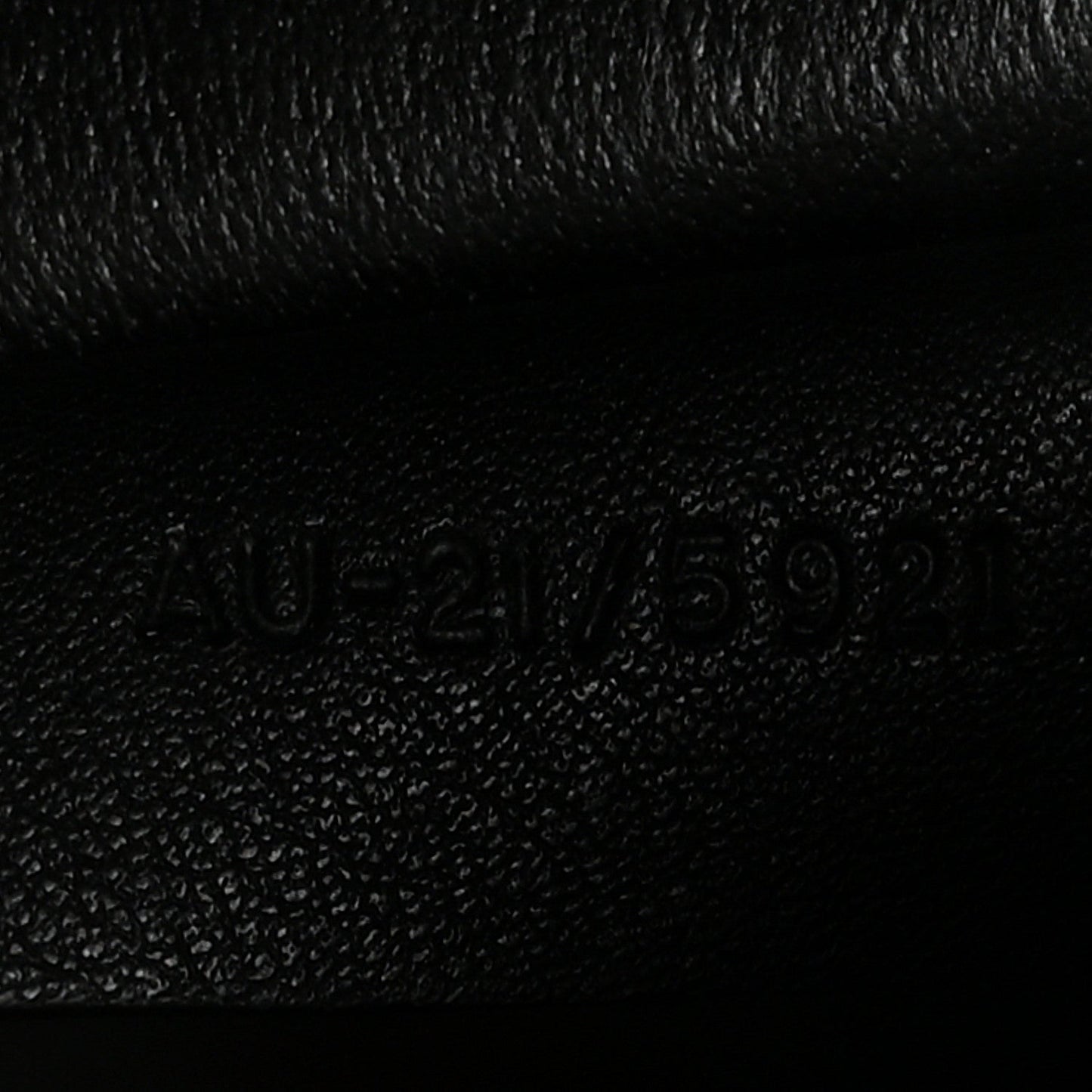 Calfskin Medium Hug Bag Black
