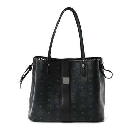 Visetos Medium Liz Reversible Shopper Tote Black