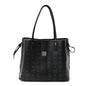 Visetos Medium Liz Reversible Shopper Tote Black