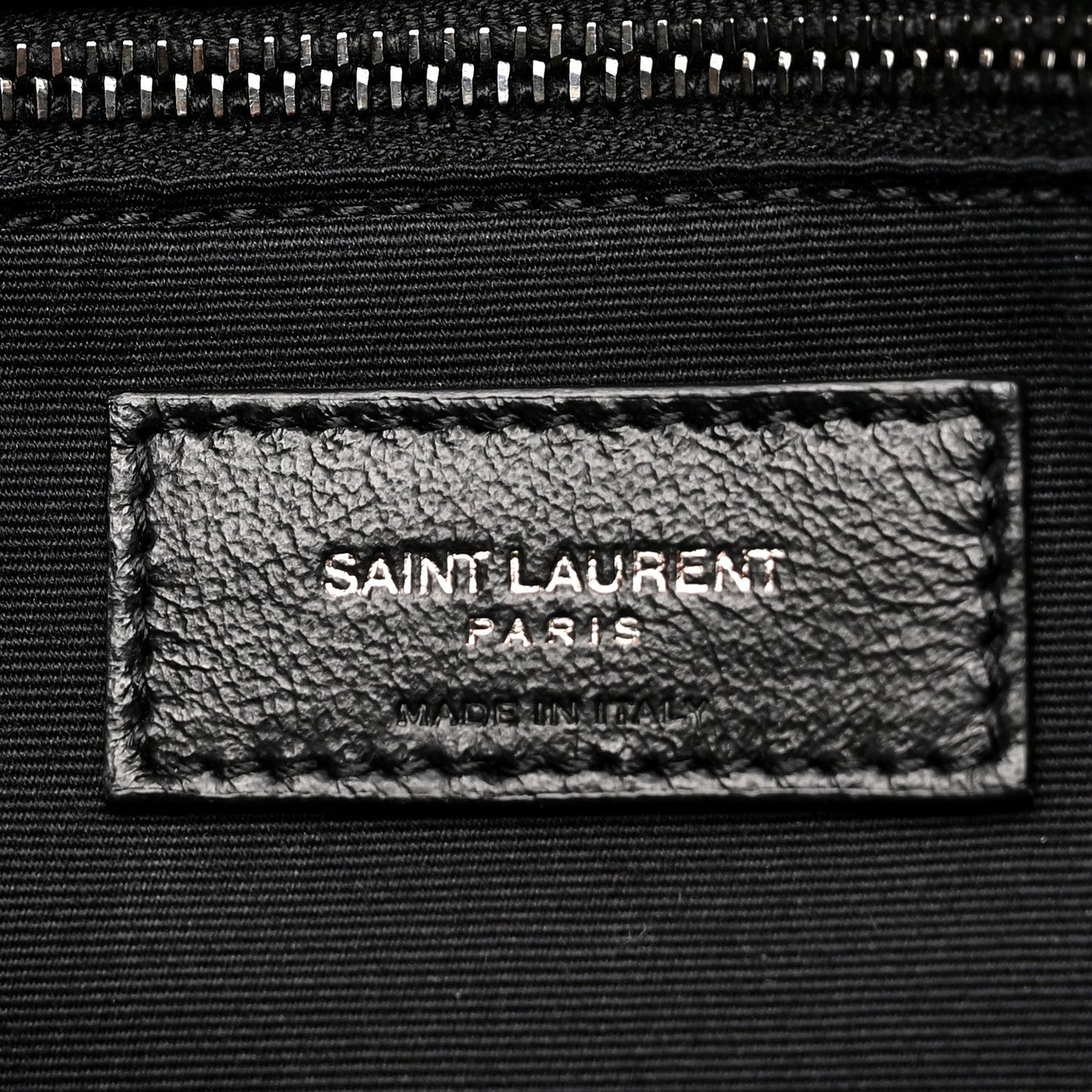 Crinkled Calfskin Matelasse Monogram Large Niki Chain Satchel Black