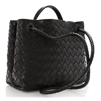 Nappa Intrecciato Small Andiamo Shoulder Bag Fondant