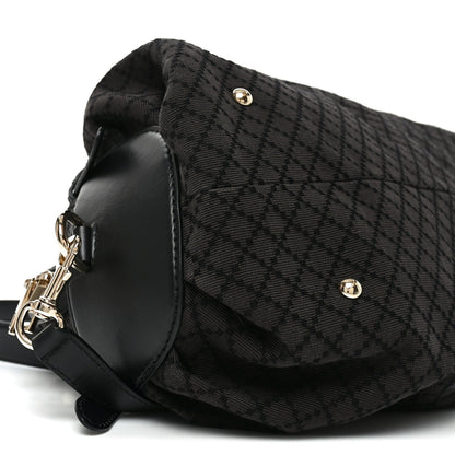 Diamante Bridle Tote Dark Brown