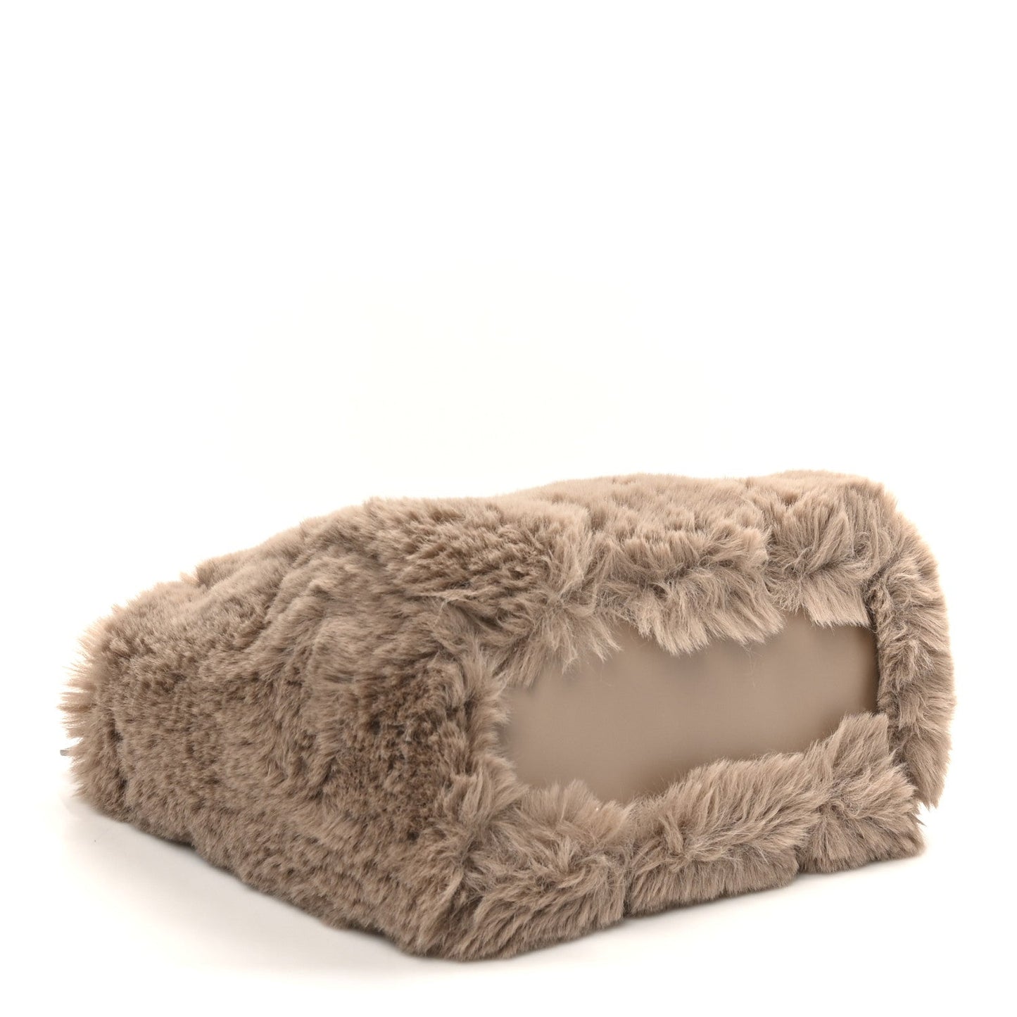 Faux Fur Mini The Year Of The Rabbit Tote Bag Beige