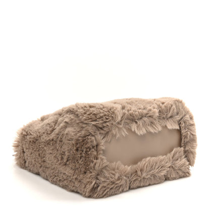 Faux Fur Mini The Year Of The Rabbit Tote Bag Beige