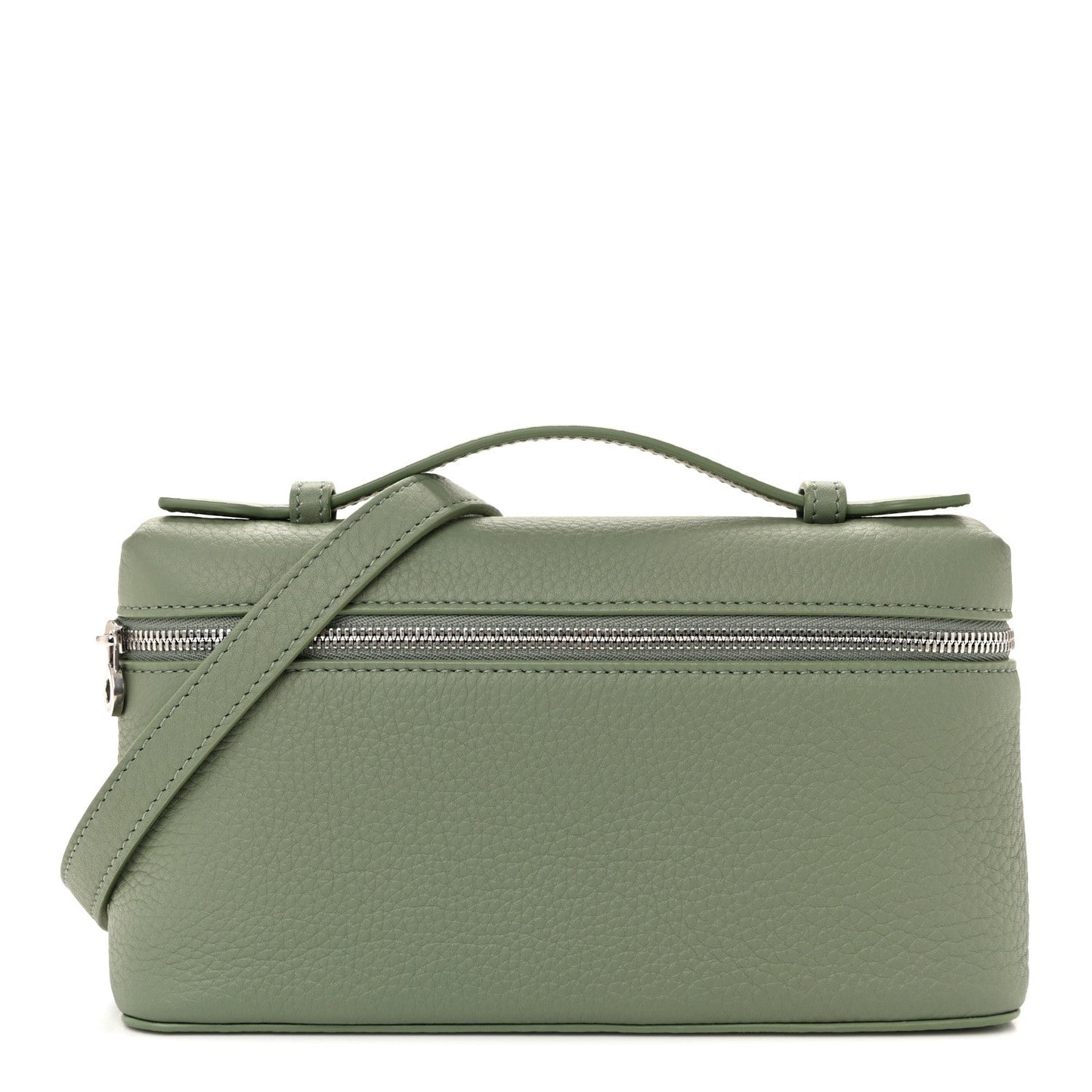 Grained Calfskin L19 Extra Pocket Pouch Sage Brush Leaves