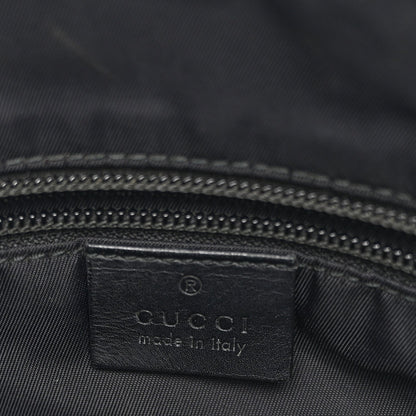 Canvas Web Messenger Bag Black
