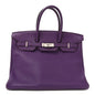 Taurillon Clemence Birkin 35 Ultraviolet