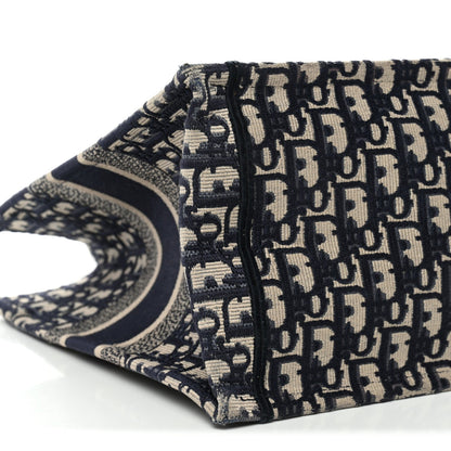 Oblique Medium Book Tote Blue Multicolor