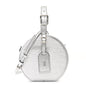 Metallic Epi Petite Boite Chapeau Silver