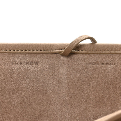 Matte Grained Calfskin Small Park Tote Taupe