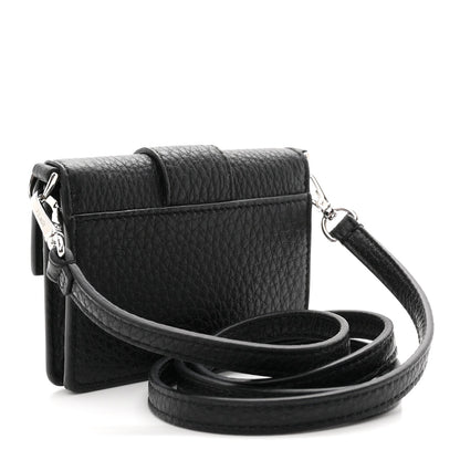 Cuoio Romano Micro Flat Baguette Black