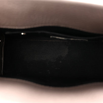 Grained Calfskin Baby Sac De Jour Fog