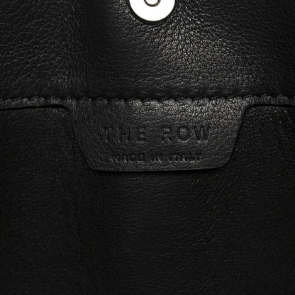 Polished Saddle Calfskin Small Alexia Bag Black
