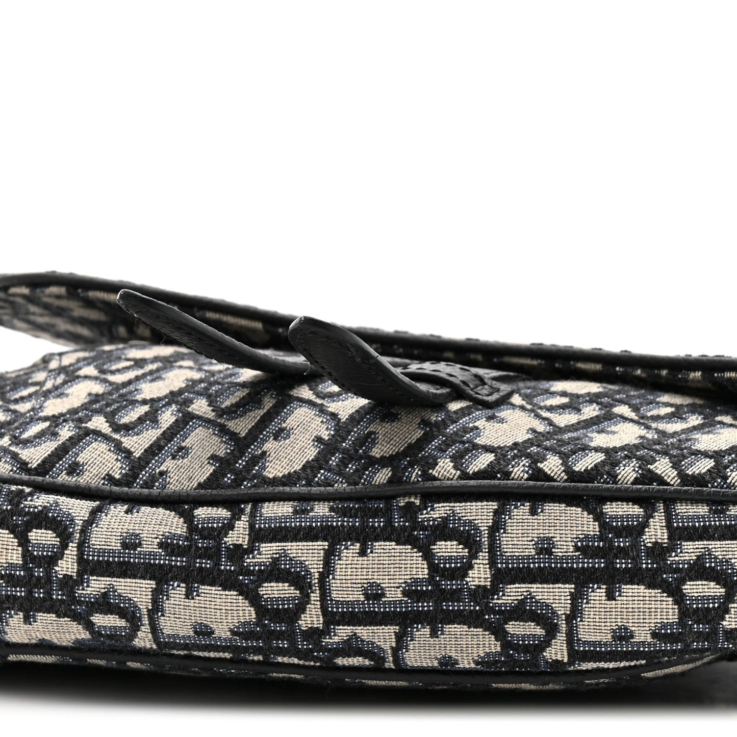 Oblique Mens Saddle Bag Blue