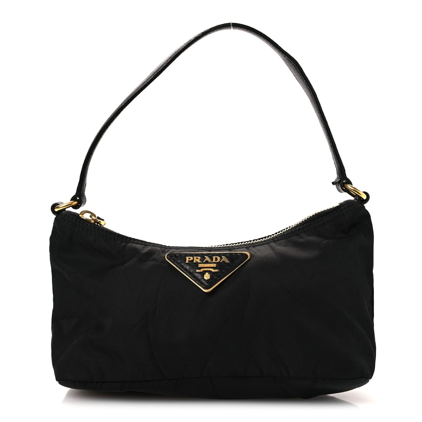 Tessuto Nylon Pochette Bag Black