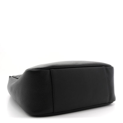 Smooth Calfskin Large Le 5 A 7 Soft Hobo Black