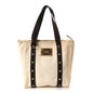 Toile Antigua Cabas MM Tote White