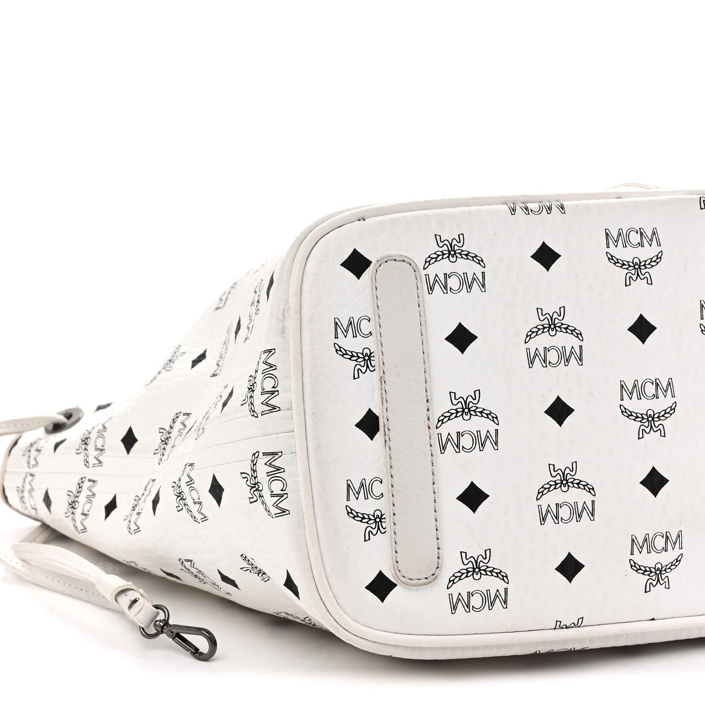 Visetos Medium Liz Reversible Shopper Tote White