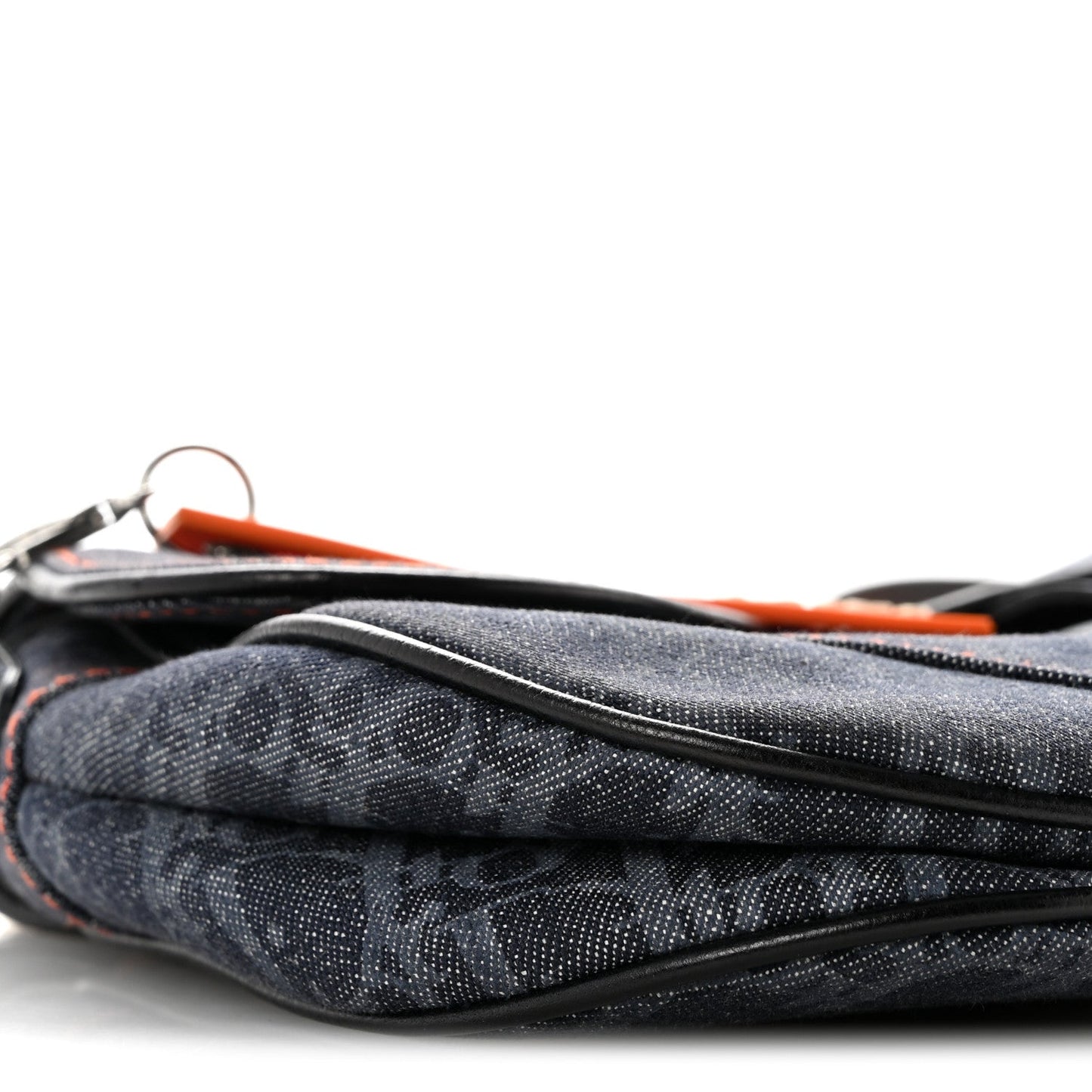 Denim Monogram Flight Saddle Bag