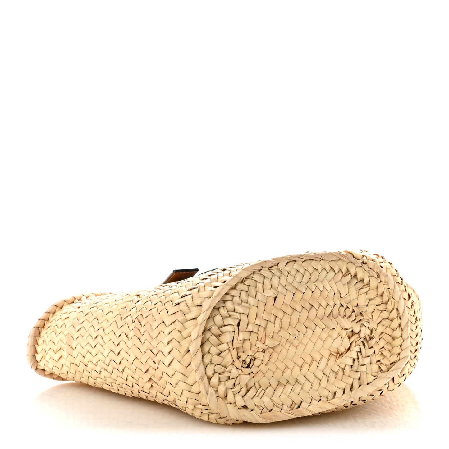 Raffia Basket Tote Bag Natural Tan