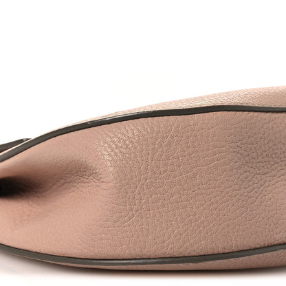 Grained Lambskin Drew Shoulder Bag Cement Pink