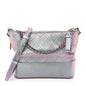 Iridescent Lambskin Calfskin Quilted Medium Gabrielle Hobo Light Purple