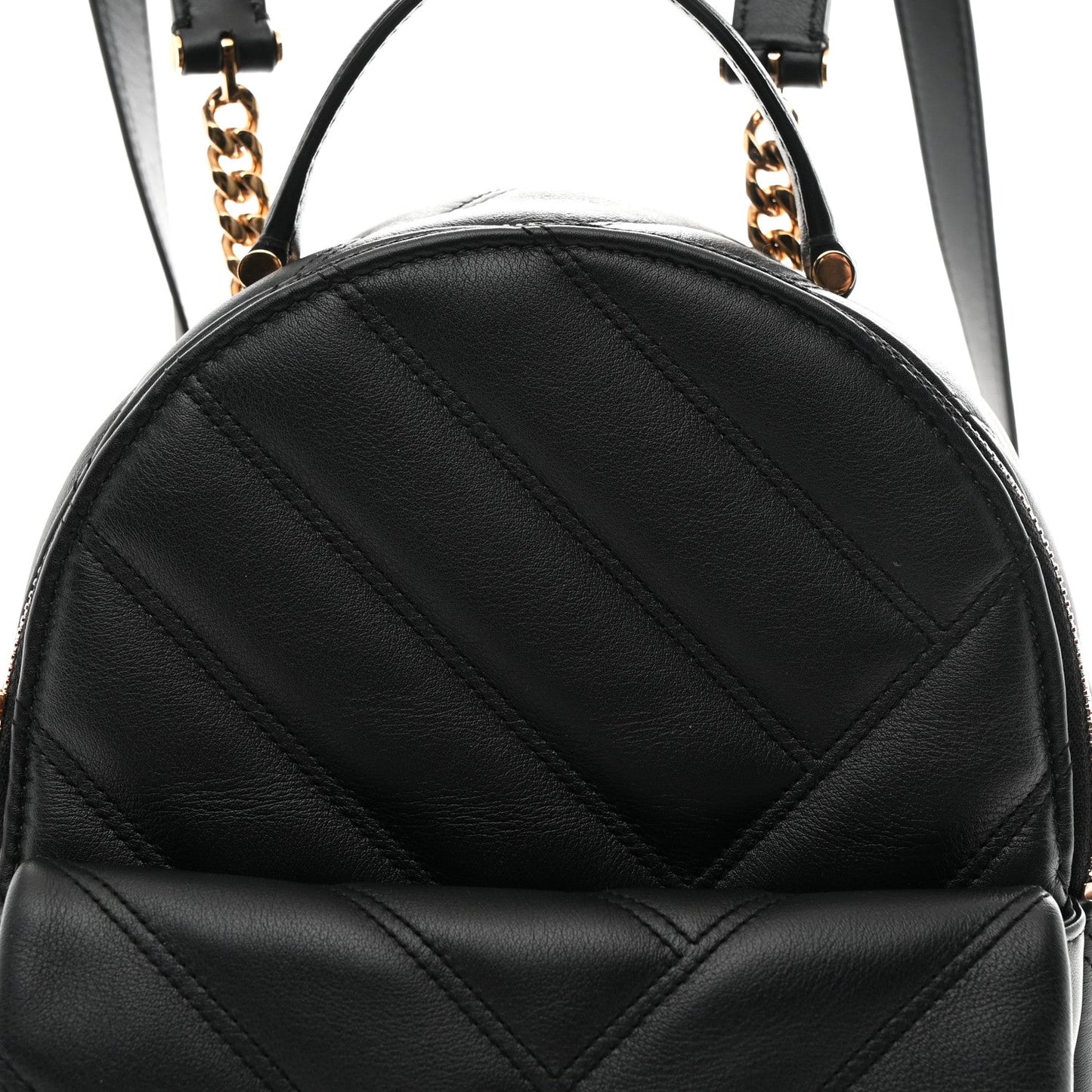 Calfskin Matelasse Serpenti Cabochon Backpack Black