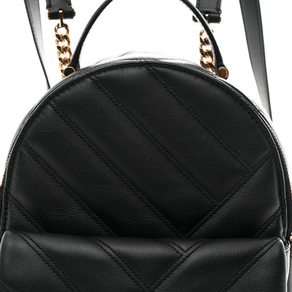 Calfskin Matelasse Serpenti Cabochon Backpack Black