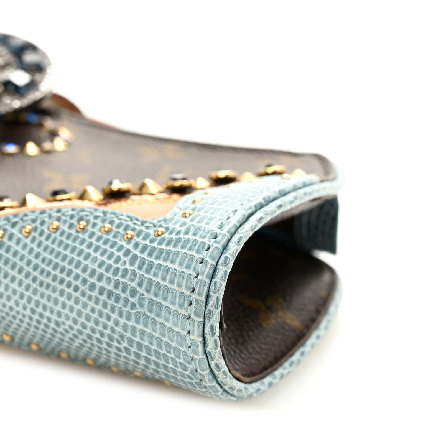 Monogram Lizard Embellished Les Extraordinaires Clutch