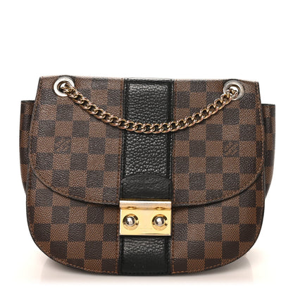 Damier Ebene Cuir Taurillon Wight Black