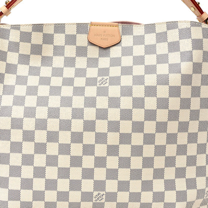 Damier Azur Graceful MM Rose Ballerine