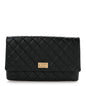 Aged Calfskin Quilted Reissue 2.55 Clutch Black
